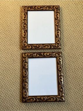 Gold Picture Frames - Set of 2